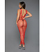 BeWicked Unleash Me Kleid Rot – Sexy Fischnetz-Maxi für verführerische Abende