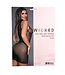 BeWicked Come Over Here Minikleid Schwarz | Sexy Strickkleid mit Seitenschlitz