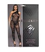 BeWicked Unieke Asymmetrische Bodystocking met Abstract Patroon | One Size