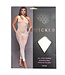 BeWicked Bewicked Asymmetrical White Bodystocking with Abstract Design