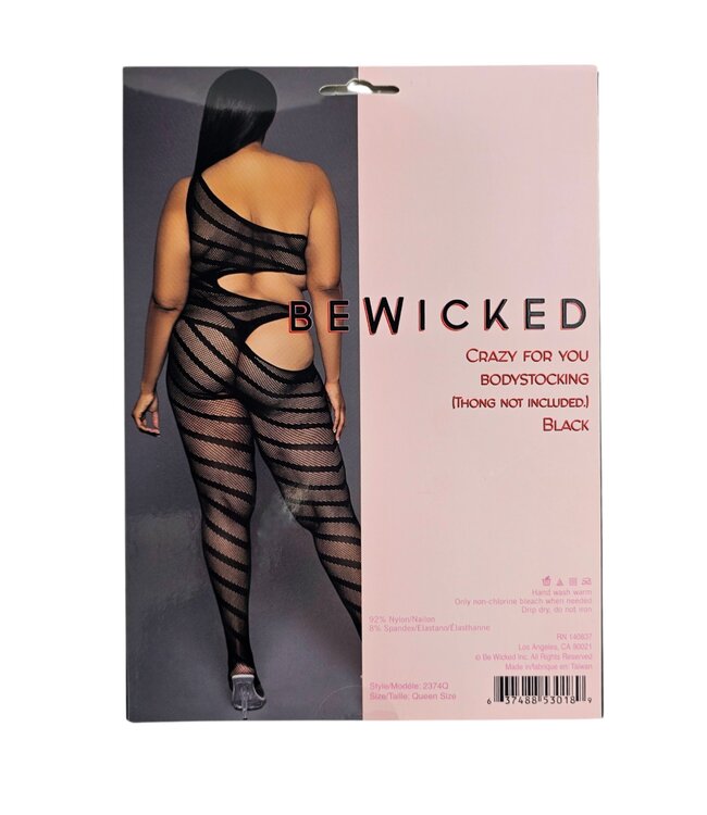 BeWicked Dare to Shine Bodystocking Zwart – Sassy & Flatterend Ontwerp