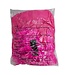 BeWicked Chique Roze Korte Chiffon Kimono met Veerafwerking en Satijnen Strik