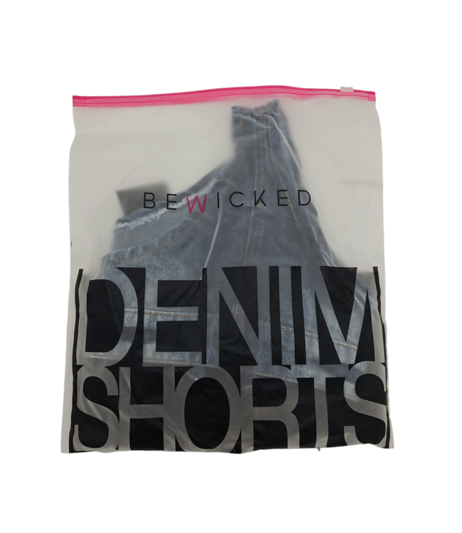 BeWicked Zomer Chic: Cheeky Shorts met Lage Taille in Blauw – Comfort & Durf