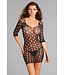 BeWicked Verleidelijke Dots Mesh Bodystocking Zwart – Comfortabel en Speels