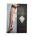 BeWicked Amber Lace Fishnet Thigh High Stockings - Black Floral Elegance