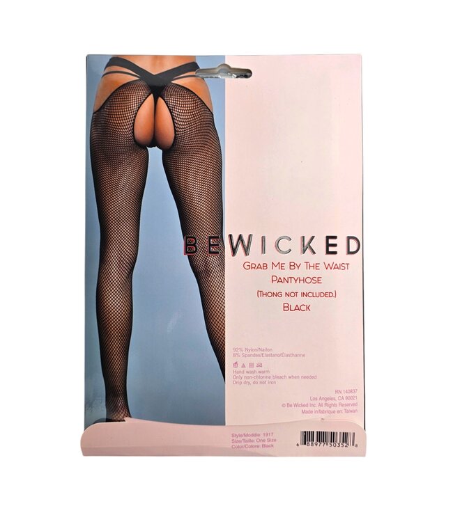 BeWicked Verleidelijke Micro Netpanty met Open Taille | Be Wicked Grab Me