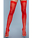 BeWicked Elegant Red Transparent Thigh-High Stockings | Bewicked Comfort