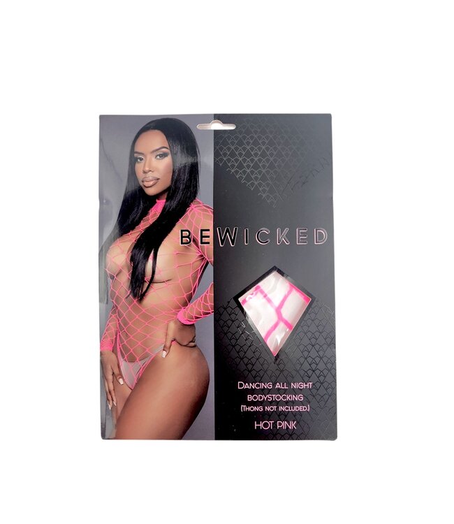 BeWicked Verführerischer Bodystocking "Dancing All Night" in Rosa - Elegant & Hochwertig