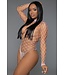 BeWicked Dancing All Night Bodystocking Rosa | Eleganter Fischnetz-Look
