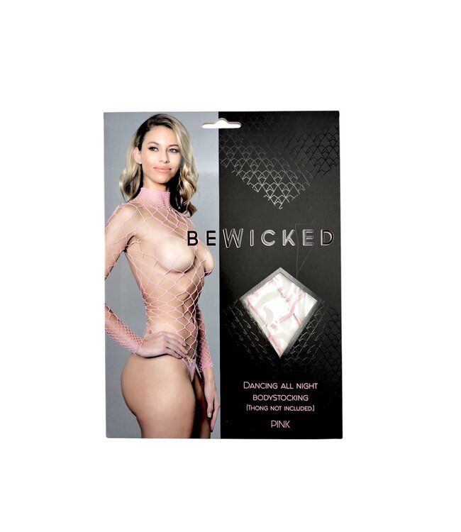 BeWicked Verfijnde Dancing All Night Bodystocking in Roze | Onweerstaanbare Elegantie
