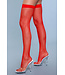 BeWicked Verleidelijke Springkousen Rood | Vintage Mesh Netkousen van Be Wicked