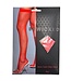 BeWicked Seductive Red Mesh Thigh High Stockings with Vintage Seam by Be Wicked