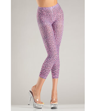 BeWicked Bold Pink Leopard Print Leggings for Trendy Women’s Fashion