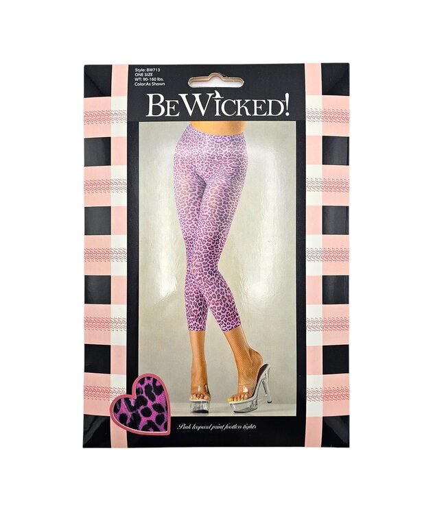 BeWicked Gedurfde Roze Luipaard Legging voor Dames | Trendy en Comfortabel Outfitstatement