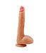 Chisa Antibacteriële 25 cm Realistische Zuigdildo - Voor Diepe Sensaties & Handsfree Plezier