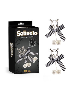 Chisa Sensuele Luxe Tepelklemmen – Nipple Fantasy Grips met Verstelbare Druk