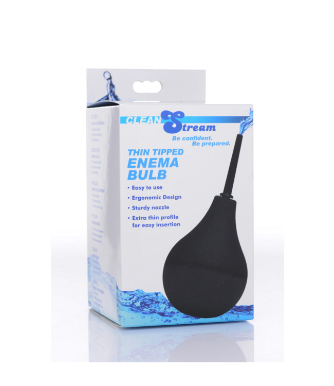 Clean Stream Dunne Siliconen Enema Bulb - Voor Een Comfortabele en Hygiënische Reiniging