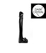 Dark Crystal Dark Crystal Luxe Dildo 25 cm – Realistisch Zwart met Extra Stimulatie