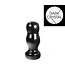Dark Crystal Dark Crystal Black Buttplug 14,5 cm – Veilige en Comfortabele Anale Strekking
