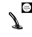 Dark Crystal Dark Crystal Black 44 – Flexibler Dildo & Butt Plug für intensives Vergnügen