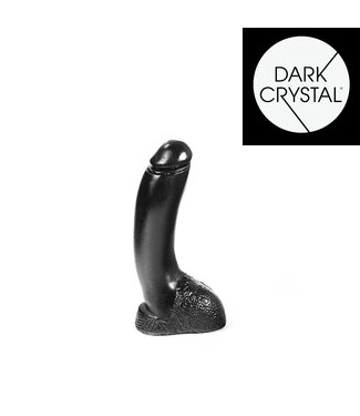 Dark Crystal Dark Crystal Dildo 21,5 cm – Glatt, sicher, schwarz, inkl. Schutzhülle