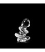 Dark Crystal Dark Crystal Clear Black Dildo 11cm - Realistic & Safe Pleasure Toy
