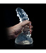 Dark Crystal Dark Crystal 22 cm Smooth Dildo with Scrotum - Safe & Easy to Clean