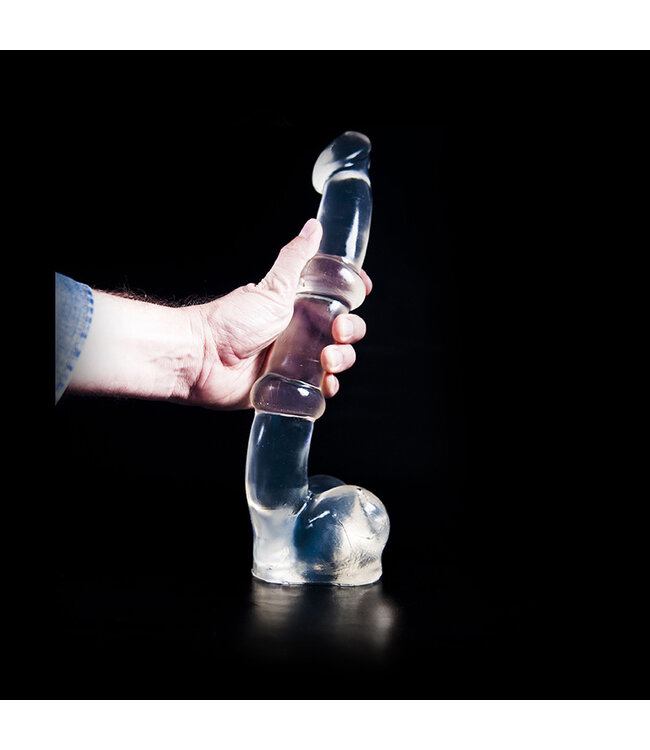 Dark Crystal Verbluffende Dark Crystal Dildo 34 cm – Glad, Veilig en Flexibel in Gebruik