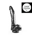 Dark Crystal Dark Crystal Dildo 27,5 cm - Realistisch, schwarz, mit Schutzcover