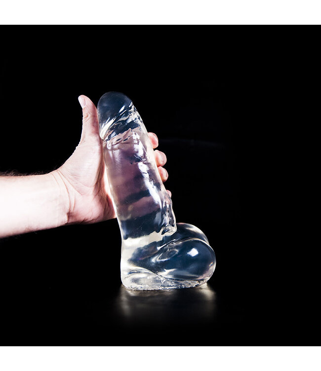 Dark Crystal Dark Crystal Clear 19 – Realistischer Dildo 23,5 cm, sicher & hygienisch