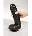 Dark Crystal Dark Crystal Black Dildo 26cm - Realistic Firm PVC Pleasure Toy