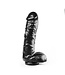 Dark Crystal Dark Crystal Black Dildo 26cm - Realistic Firm PVC Pleasure Toy
