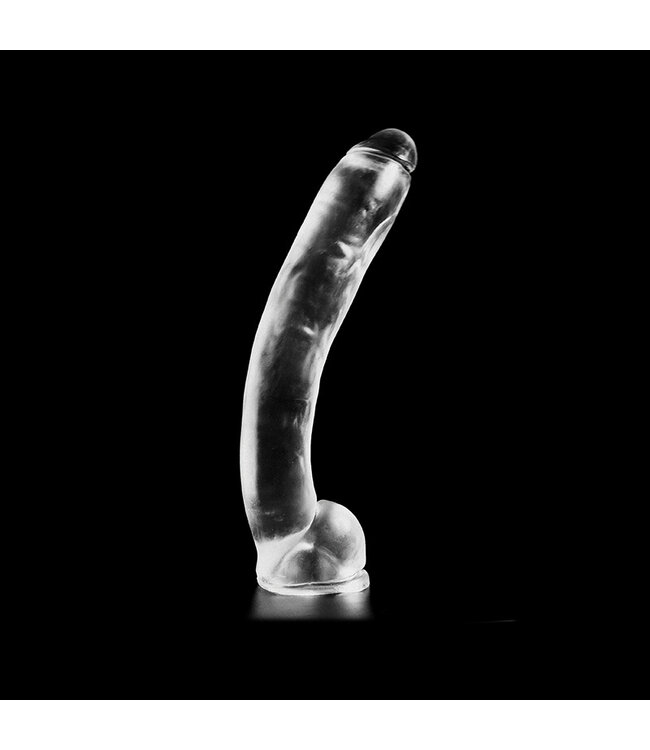 Dark Crystal Prachtige Dark Crystal Clear Dildo 37,5 cm – Slank en Veilig Genot