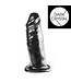 Dark Crystal Dark Crystal Black Dildo - Firm 85mm x 25cm for Safe Pleasure