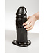 Dark Crystal Dark Crystal Black Dildo - Firm 85mm x 25cm for Safe Pleasure