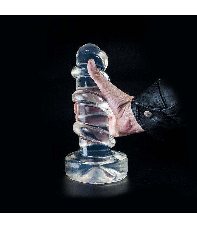 Dark Crystal Dark Crystal Medium Dildo - 27.5 cm with Ridges for Anal Pleasure