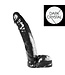 Dark Crystal Dark Crystal 33.5 cm Realistic Firm Black Dildo for Intense Pleasure