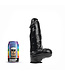 Domestic Partner Panzer Large Black Dildo 25 cm | Sicher & hochwertig aus PVC