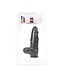Domestic Partner Panzer Large Black Dildo 25 cm | Sicher & hochwertig aus PVC