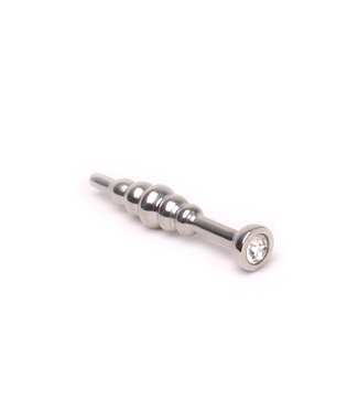 Eros Elegante Metalen Penisplug met 5 Balletjes en Luxe Juweel voor Stimulatie