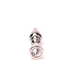 Eros Luxurious Metal Penis Plug with 5 Balls & Sparkling Jewel - 6.9cm