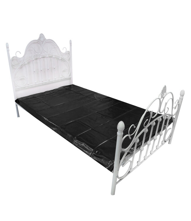 Kiotos BDSM Dünne schwarze PVC-Hülle 220 x 130 cm – Wasserabweisender Bettschutz