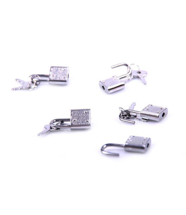 Kiotos BDSM Set of 5 Strong Kiotos BDSM Padlocks with Keys for Versatile Security