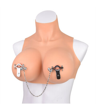 Kiotos BDSM Stylish Adjustable Nipple Clamps with Bells for Extra Stimulation
