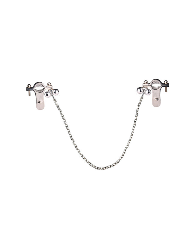Kiotos BDSM Stylish Adjustable Nipple Clamps with Bells for Extra Stimulation