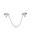 Kiotos BDSM Stylish Adjustable Nipple Clamps with Bells for Extra Stimulation