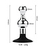 Kiotos BDSM Zandloper Buttplug Met Zuignap - Ideaal Voor Beginners, 11 cm Sensatie