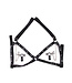 Kiotos BDSM Adjustable Nipple Clamps & PU Leather Bra Harness with Bells