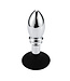 Kiotos BDSM One Ball Anale Plug met Geribbelde Randen en Zuignap - 12 cm Genot