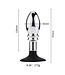 Kiotos BDSM One Ball Anale Plug met Geribbelde Randen en Zuignap - 12 cm Genot